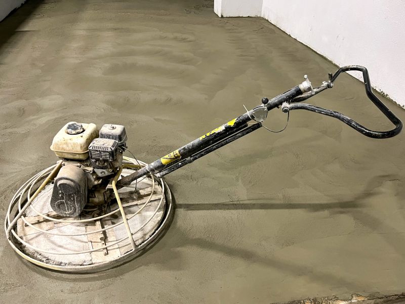 Multi-Row Concrete Grinding Setup