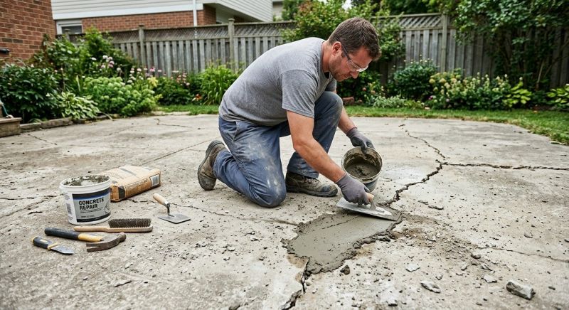 Concrete Patio Repair in Corpus Christi, TX