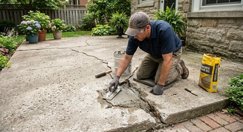 Cracked Concrete Repair in Miami Dade County, FL