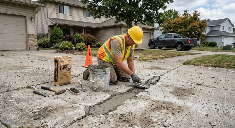 Driveway Curb Repair in Des Moines, IA