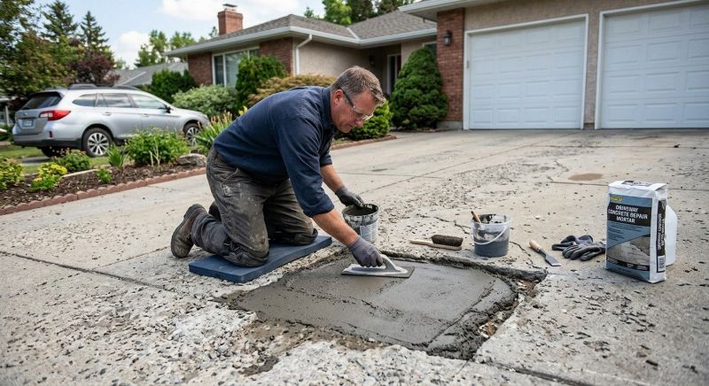 Driveway Spalling Repair in West Des Moines, IA